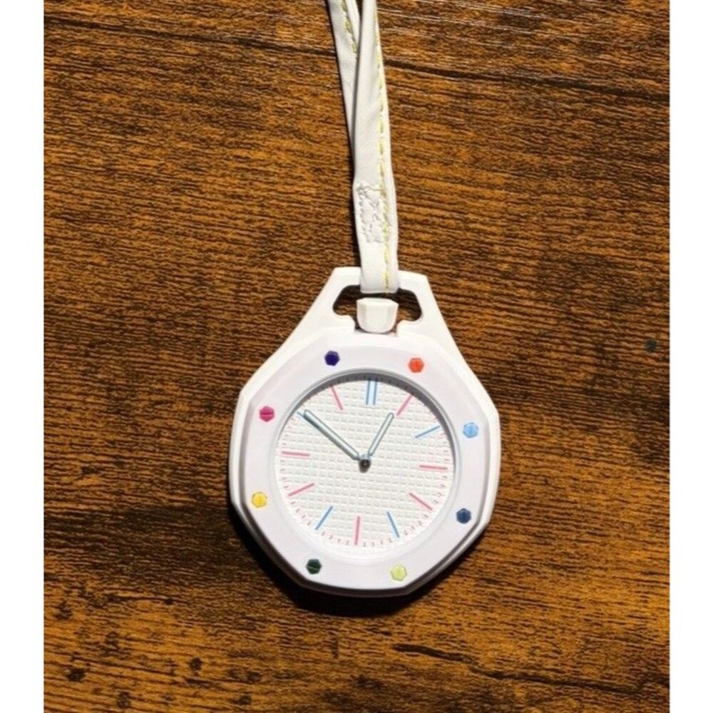 Pocket Watch Prop Plastic Multicolor With Strap